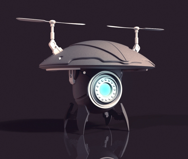 Zbrush Drone Model 3d